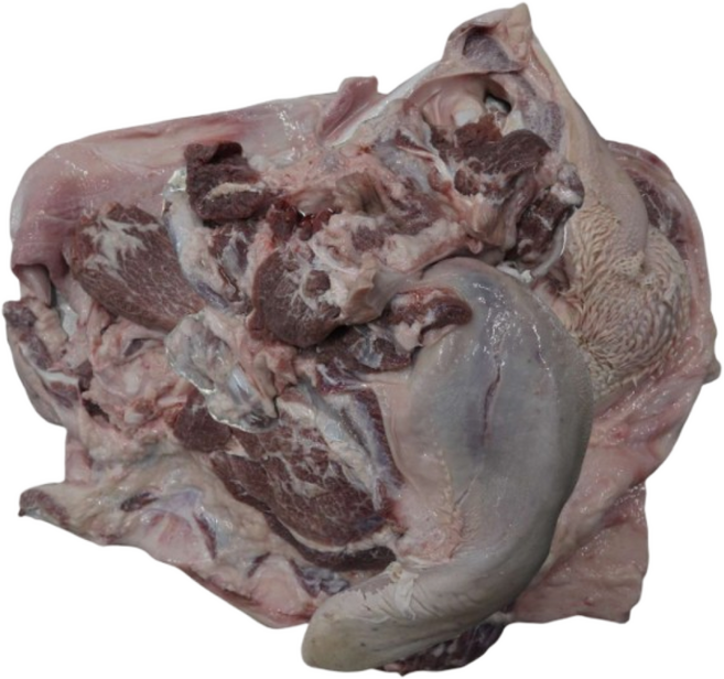 한우 소머리 거세머리 절반 우설 머리뼈포함, 9.5kg, 1개