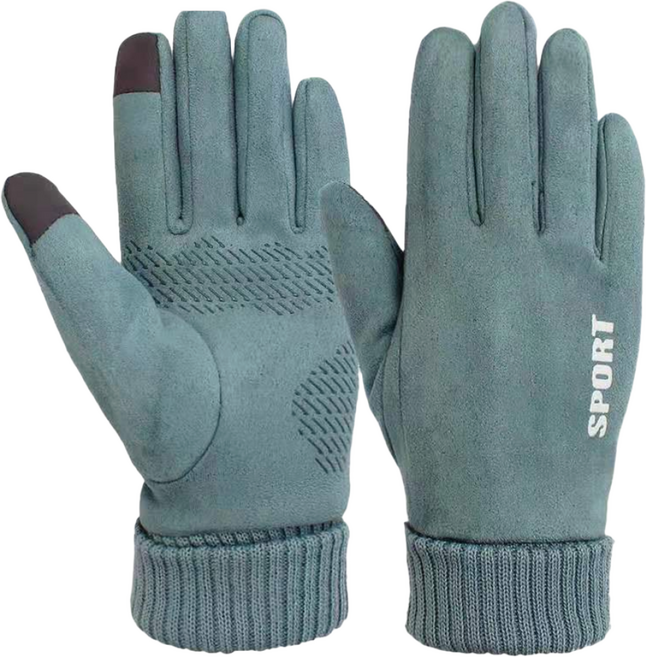 핑크센스 겨울 방한 스마트 터치 가죽 기모 장갑