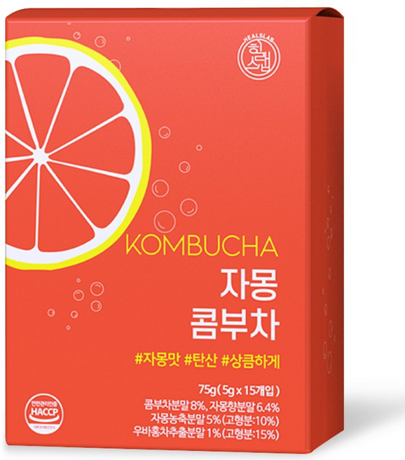 힐스랩 콤부차 자몽, 5g, 15개입, 1개