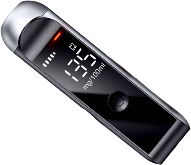 태나 휴대용 음주측정기 V2 비접촉 경찰 고성능 알콜 감지기, 1개