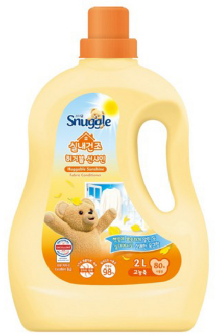 스너글 실내건조 섬유유연제 허거블 선샤인 본품, 2L, 1개