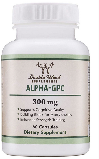 더블우드 알파-GPC 300mg 캡슐, 1개, 60정