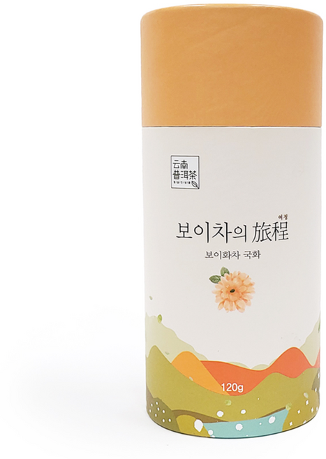 운남보이차 보이꽃차 국화 산차, 120g, 1개, 1개입
