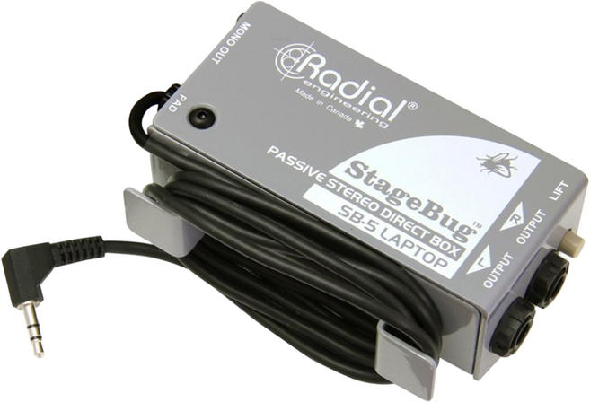 RADIAL Stage Bug SB-5 래디알 랩탑 다이렉트 박스 DI 박스 [삼아정품/당일발송]