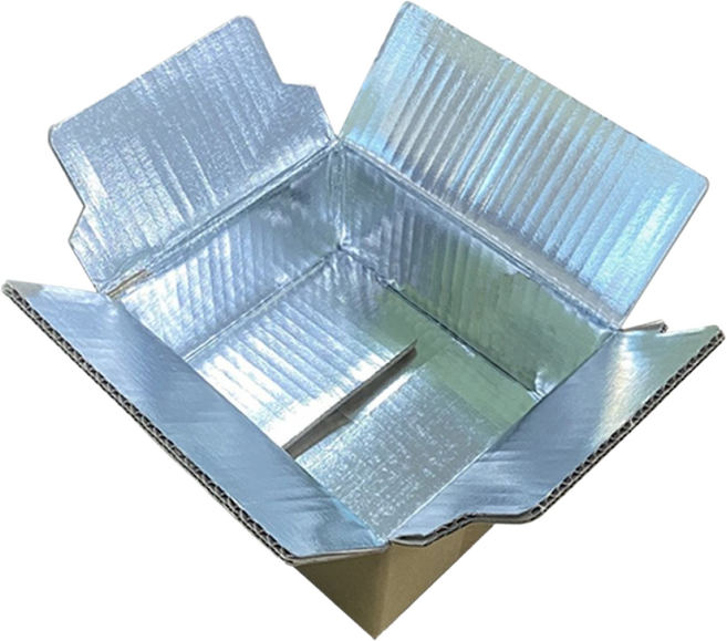 [세화박스] 종이 보냉 택배박스, 브라운, 10개