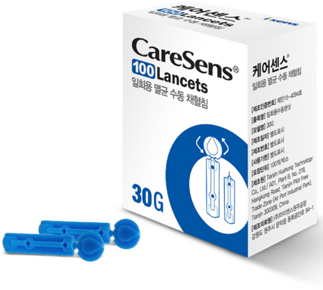 케어센스 채혈침 30G 100매, 2개