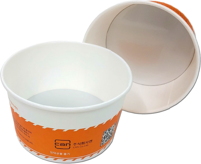 [이지쿡 정품] (주) 캔 IH5600 CAN7000 전용 1200cc종이용기 일회용라면용기, 1세트, 120개