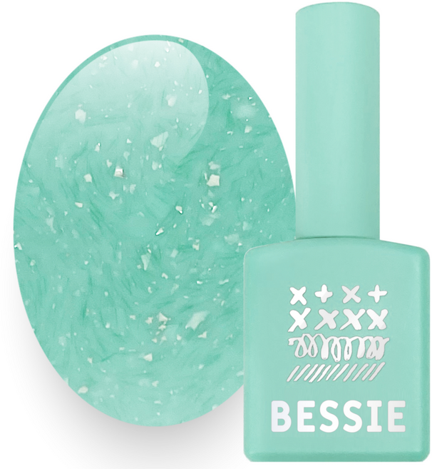 BESSIE 트위드젤 네일, TD-03 EVELYN, 12g, 1개