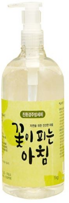 꽃이피는아침 친환경 주방세제 1kg 2+2, 4개