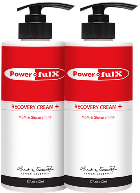 파워풀엑스 리커버리크림 플러스, 500ml, 2개