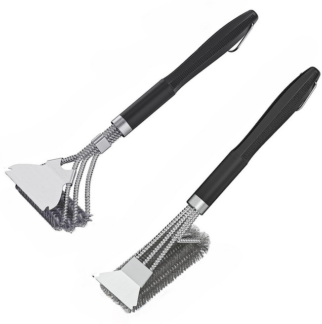 마글론 바베큐 브러쉬 청소솔 그릴 석쇠 불판 석쇠솔 2종, 분리형, 1세트