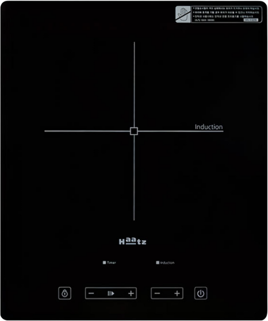[당일배송]하츠 1구 인덕션 IH-132S 빌트인 매립형 전기렌지 쿡탑, H-132S (1구 인덕션)