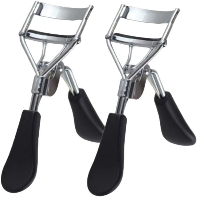 예셀 심플 블랙 속눈썹 뷰러 자연스런 C컬 검정색 뷰러 1+1, 1세트, 검정