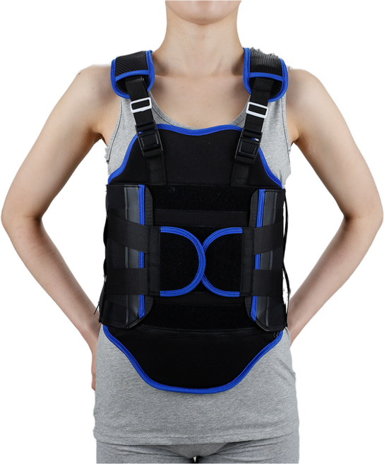 이즈메디 의료용 척추보조기 T011 TLSO 허리보조기 허리 요추 압박 골절, 1개