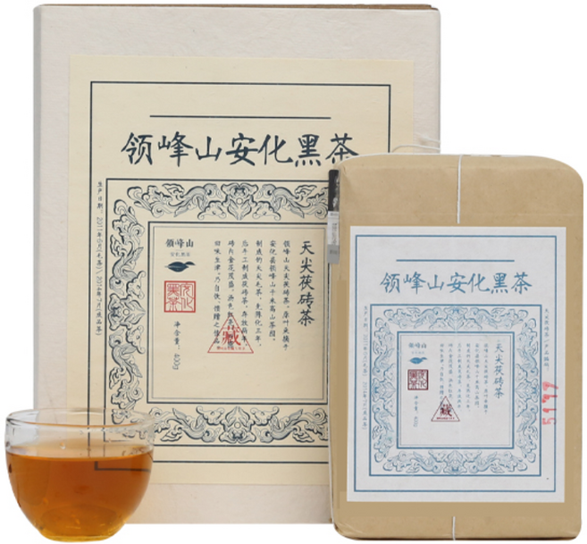 (해외직구b010)안화흑차 정종 9년진 천첨수책 복전차 선물포장 400g, 1개, 1개입