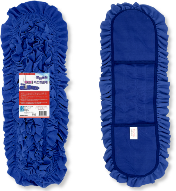 미라클디포 국내산 극세사 리스킹 걸레, 블루, 2개