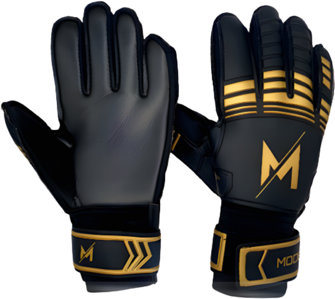 모던하이 라텍스 골키퍼장갑 핑거세이프 골드블랙