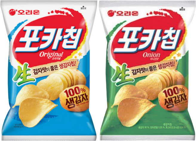 오리온 포카칩 오리지널 30g+어니언 30g 바코드없음, 30g, 5세트
