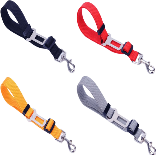 애견 애완 강아지 안전벨트 차량용 드라이브필수템, 핑크