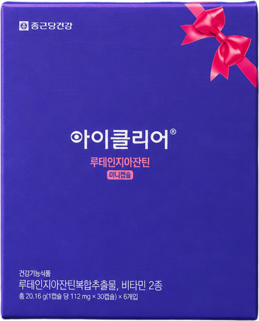 종근당건강 아이클리어 루테인 미니캡슐 120mg x 90입 [원산지:국산], 90정, 1세트