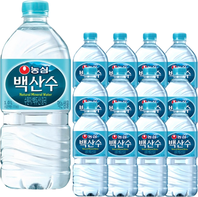 백산수 1리터, 1L, 24개