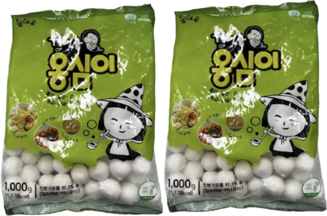 봄내골 감자옹심이 1kg, 2개