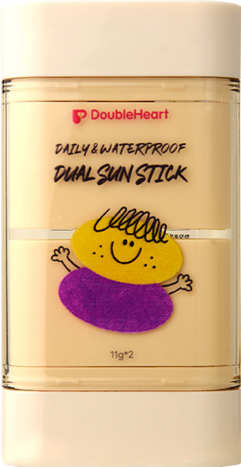 더블하트 데일리&워터프루프 듀얼 선스틱 11g 2개입 1개, 2개