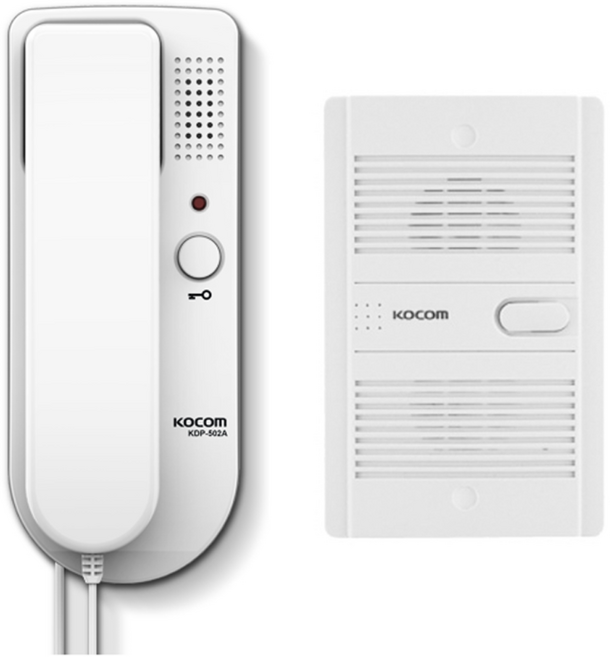 코콤 인터폰 아파트용 주택용 경비실용 현관 도어벨, 9.KDP-502A 모기+DS-2N