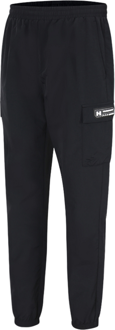 험머 남성 H3 스포츠 아웃도어 캠핑 타슬란 조거팬츠 블랙