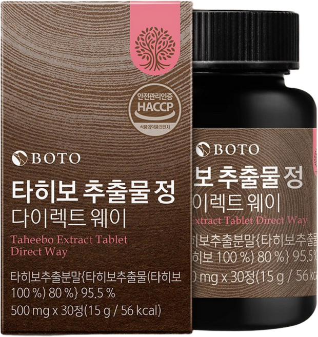보뚜 타히보 추출물 정 다이렉트 웨이 15g, 30정, 1개