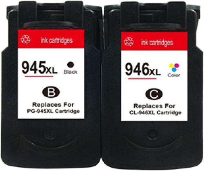 2배용량 캐논 PG-945 PG-945XL CL-946 호환잉크, CL946XL칼라, 1개