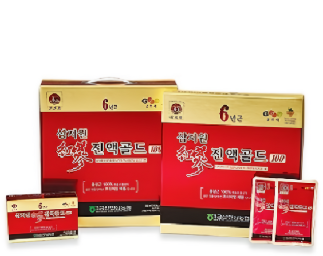 삼지원 농협 6년근 홍삼진액 골드100 80ml*60(빠른당일배송), 4.8L, 1박스