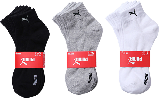 푸마 PUMA 크레오라 단목양말 10팩(PACK) 4계절용+빠른배송