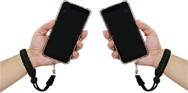 엠스스토어 소매치기 도난방지 스트랩 유럽여행필수품, 블랙, 2개