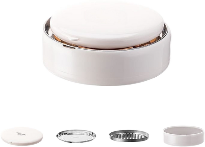 모아 여름 캠핑 모기향 거치대 케이스, 화이트