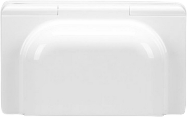 아크라이트 디아트 배선기구 33.[방우콘센트]2구(가로형) 다크네이비, 1개