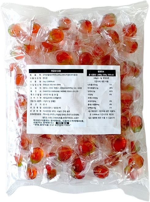 까먹는 젤리 수박 맛, 1개, 1kg