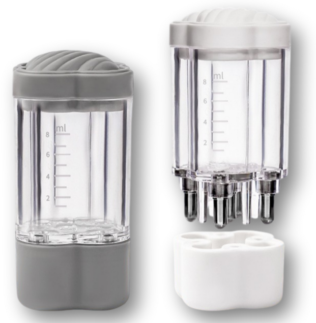 두피 마사지용기 오일 도포기 미녹시딜 어플리케이터 주입기 두피케어, 2개, 혼합