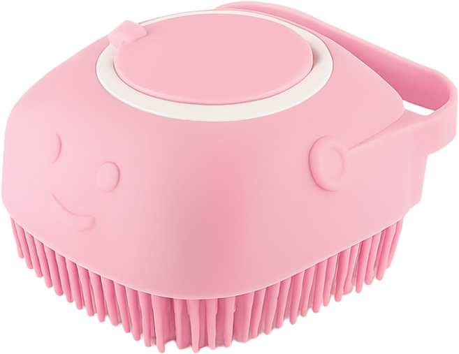 스마트픽 2pcs 랜덤색상 깨끗한 애완동물 강아지 고양이 목욕 솔루션 부드러운 펫 샴푸 브러쉬, 1개