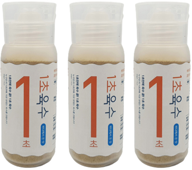 1초육수 바다에서 온 맛 자연조미료 분사형, 90g, 3개