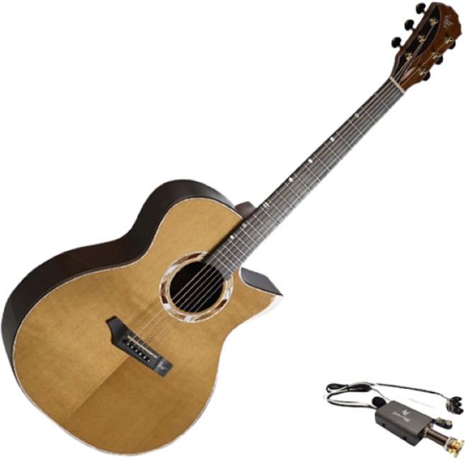 [완벽풀패키지] 고퍼우드 국산 어쿠스틱기타 i940RCE RHOMB (EQ장착), 단품, 단품, 1개