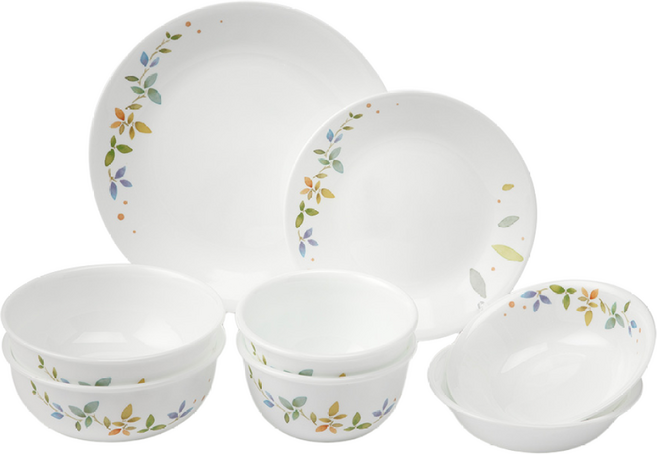 코렐 로맨틱가든 2인 8P 코리안 세트, 혼합, 1세트, 1세트