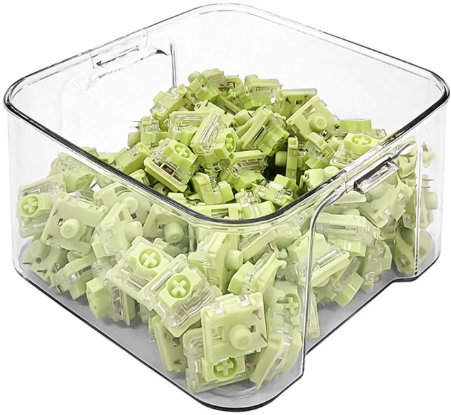 NUPHY AIR 시리즈 알로에 기계식 스위치 100Pcs 핫스왑 누피 키보드