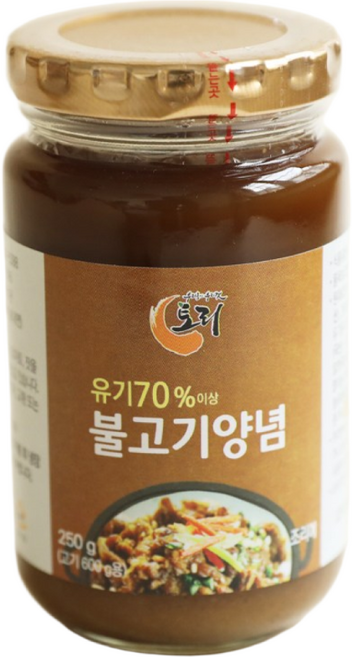 유기농 국산배 사용 건강한 불고기 돼지갈비 만능양념 소스, 1개, 250ml