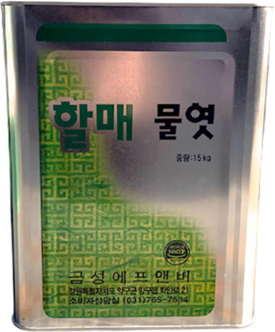 업소용 대용량 가성비 할매 이온 물엿, 15kg, 1개