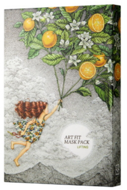 핏유어스킨 아트핏 리프팅 마스크팩 주름개선 기능성, one option, 1개, 5개입