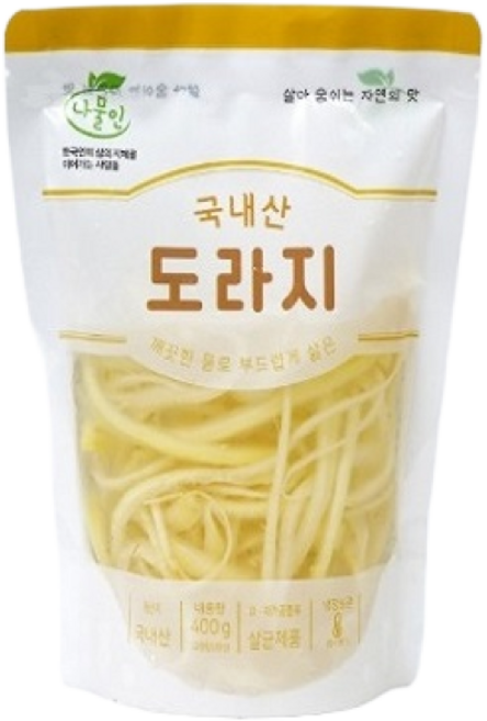 국산 도라지 400g 1팩(고형분200g), 1개