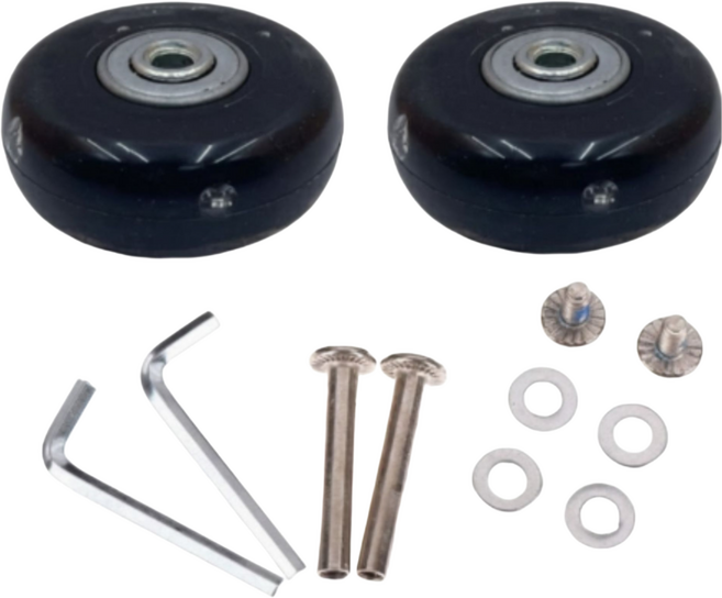 해피파워 캐리어 바퀴 50*18mm 셀프교체, 1세트