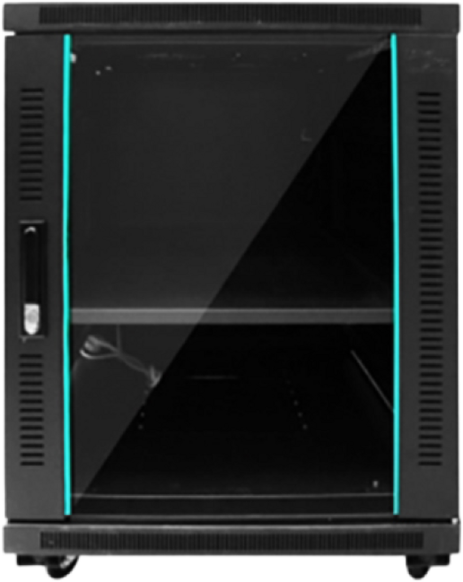 랜스타 LS-750HS 서버랙 검정 12U 750x1000x600 통신랙 국제규격, 1개