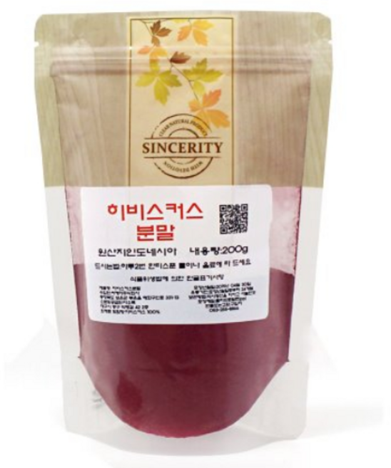 다소목 (인도네시아산)히비스커스 분말 200g, 1개
